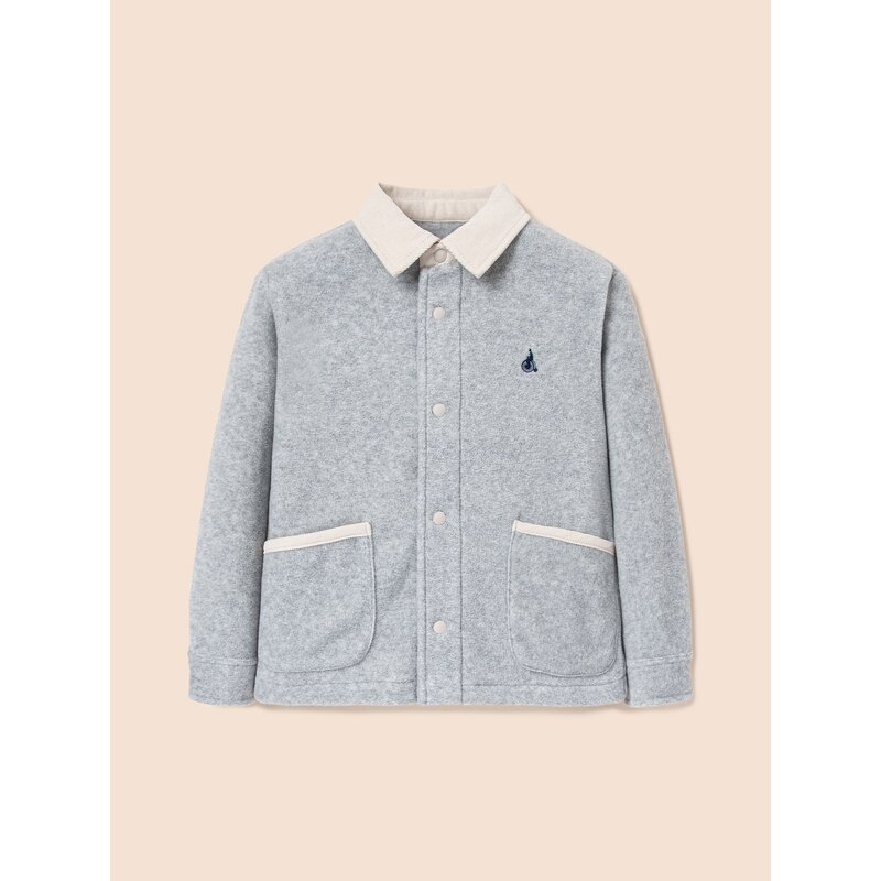 24FW 30플리스 칼라 재킷 라이트 그레이