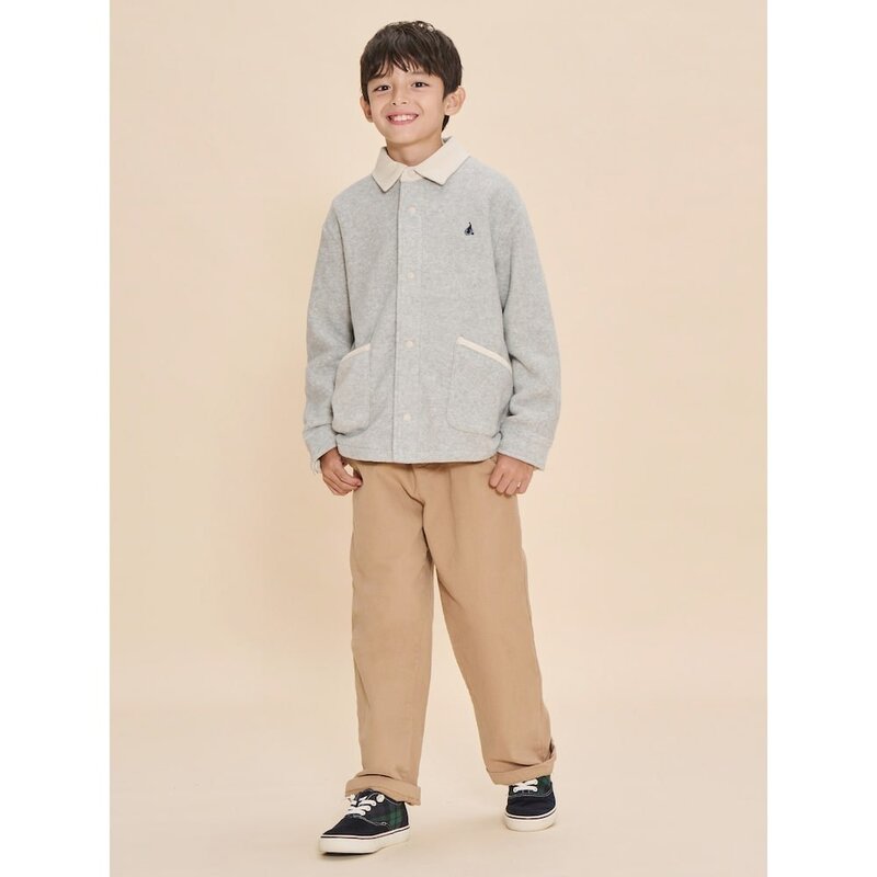 24FW 30플리스 칼라 재킷 라이트 그레이
