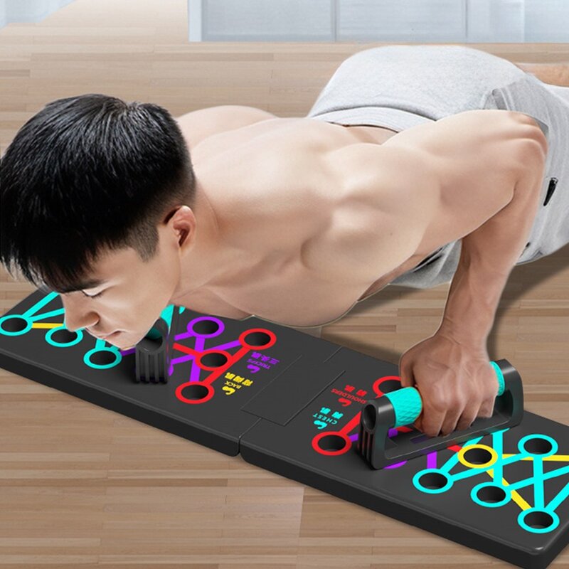 다기능 푸쉬업바 푸쉬업 보드 접이식 팔굽혀펴기 보조기구 운동기구 복근 코어 운동 세트