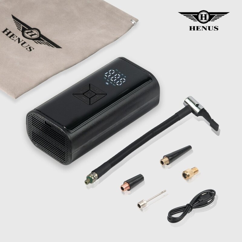 헤이즈 무선 공기압 주입기 무선 올인원 세트 에어펌프 6000mAh